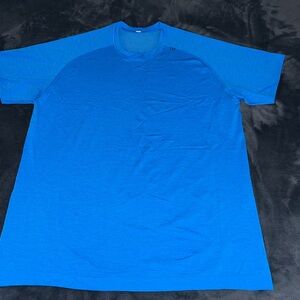 lululemon athletica Electric Blue Short Sleeve Shirt
